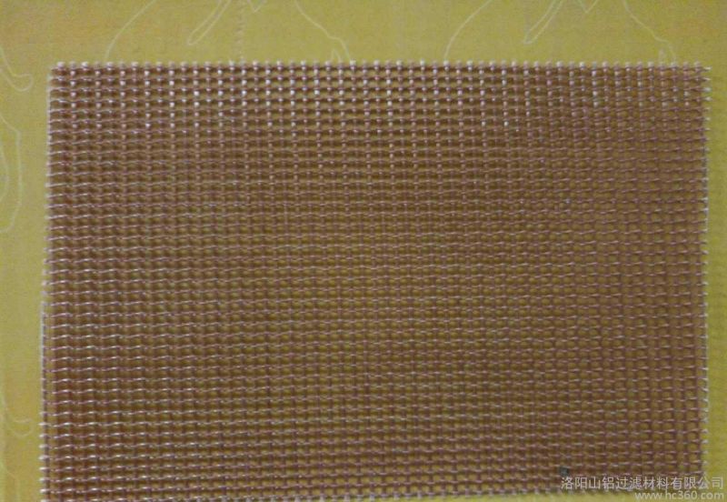 铝水过滤网的规范使用